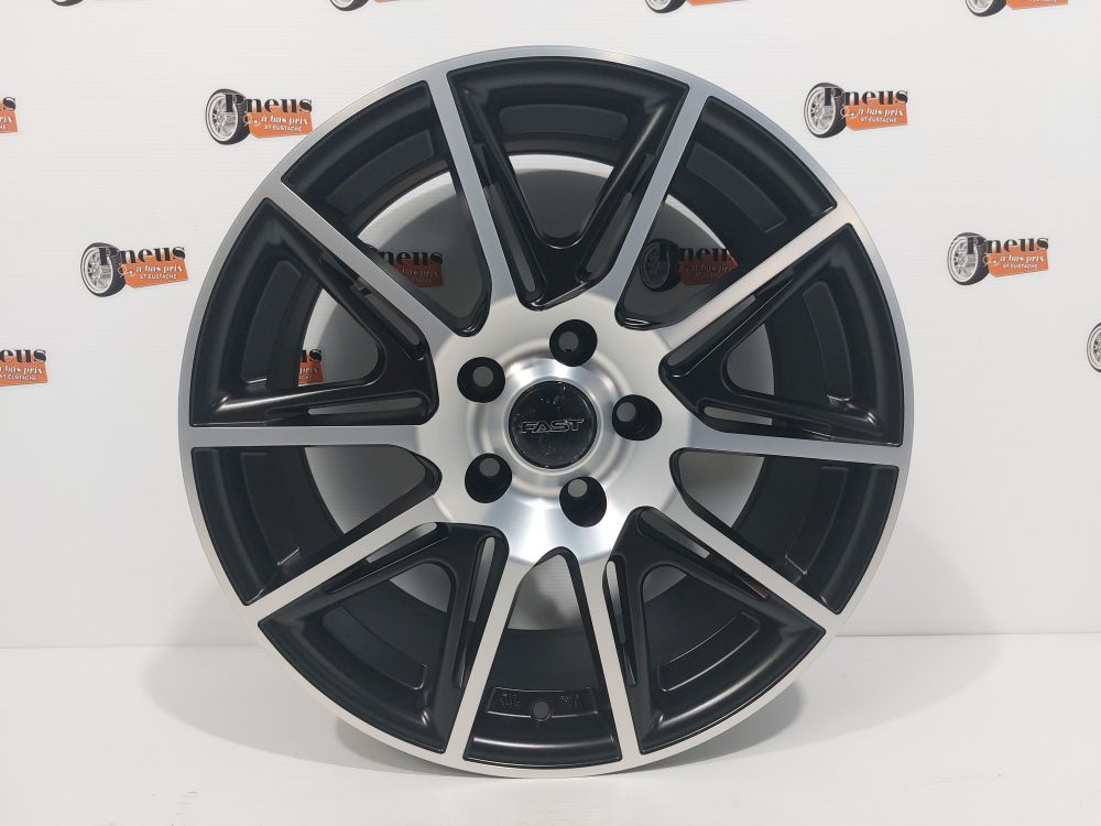 Roue en acier neuve FastWheels Switch F212 , MBK / MMF / Dimensions : 17x7.5 / Boulons : 5x114.3mm