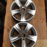 Roue en aluminium usagée BMW Silver / Dimensions : 16x7.5 / Boulons : 5x120mm