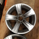 Roue en aluminium usagée BMW Silver / Dimensions : 16x7.5 / Boulons : 5x120mm