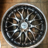 Roue en aluminium usagée Dai Alloys / Dimensions : 17x7.5 / Boulons : 5x114.3mm