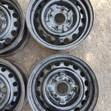 Roue en acier usagée Noir Inc 01 / Dimensions : 14x5.5 / Boulons : 4x114.3mm