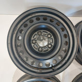 Roue en acier usagée Noir Inc 01 / Dimensions : 16x6.5 / Boulons : 5x115mm