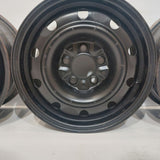 Roue en acier usagée Noir Inc 02 / Dimensions : 15x6.5 / Boulons : 5x114.3mm