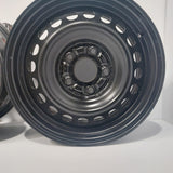 Roue en acier usagée Noir Inc 02 / Dimensions : 15x6.5 / Boulons : 5x114.3mm