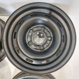 Roue en acier usagée Noir Inc01 / Dimensions : 16x7 / Boulons : 5x139.7mm