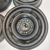 Roue en acier usagée Noir Inc01 / Dimensions : 16x7 / Boulons : 5x139.7mm