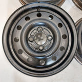 Roue en acier usagée Noir Inc03 / Dimensions : 14x5 / Boulons : 4x100mm