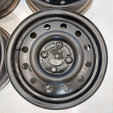 Roue en acier usagée Noir Inc03 / Dimensions : 14x5 / Boulons : 4x100mm