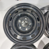 Roue en acier usagée DTD Noir / Dimensions : 17x7 / Boulons : 5x139.7mm5x5.5po