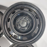 Roue en acier usagée DTD Noir / Dimensions : 17x7 / Boulons : 5x139.7mm5x5.5po