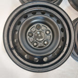 Roue en acier usagée Noir Inc 02 / Dimensions : 15x6 / Boulons : 5x114.3mm