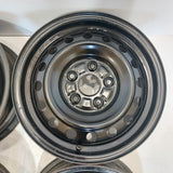 Roue en acier usagée Noir Inc 02 / Dimensions : 15x6 / Boulons : 5x114.3mm
