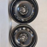 Roue en acier usagée Noir Inc 03 / Dimensions : 16x6.5 / Boulons : 5x112mm