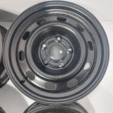 Roue en acier usagée Noir Inc 04 / Dimensions : 17x7 / Boulons : 5x139.7mm