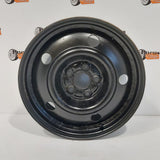 Roue en acier usagée Noir Inc02 / Dimensions : 15x6 / Boulons : 5x100mm