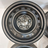 Roue en acier usagée Noir Inc03 / Dimensions : 15x6 / Boulons : 5x114.3mm