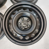 Roue en acier usagée Hyundai Noir / Dimensions : 16x6.5 / Boulons : 5x114.3mm