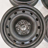 Roue en acier usagée DTD Noir , 65140 , X40914 / Dimensions : 16x6.5 / Boulons : 5x114.3mm