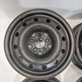 Roue en acier usagée DTD Noir , 65140 , X40914 / Dimensions : 16x6.5 / Boulons : 5x114.3mm