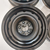 Roue en acier usagée Inc02 Noir / Dimensions : 16x6.5 / Boulons : 5x114.3mm