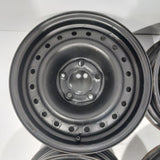 Roue en acier usagée JG001 Noir / Dimensions : 15x6 / Boulons : 5x114.3mm
