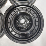 Roue en acier usagée JG001 Noir / Dimensions : 15x6 / Boulons : 5x114.3mm