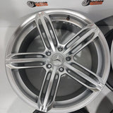 Roue en aluminium usagée Mercedes Silver / Dimensions : 18x8 / Boulons : 5x112mm