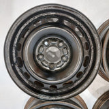 Roue en acier usagée Noir Inc04 / Dimensions : 15x6 / Boulons : 5x114.3mm
