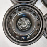 Roue en acier usagée Noir Inc09 / Dimensions : 17x6.5 / Boulons : 6x114.3mm