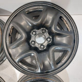Roue en acier usagée Mazda Noir01 / Dimensions : 17x7 / Boulons : 5x114.3mm
