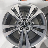 Roue en aluminium usagée Mercedes Face machinée / Dimensions : 18x7.5 / Boulons : 5x112mm