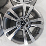 Roue en aluminium usagée Mercedes Face machinée / Dimensions : 18x7.5 / Boulons : 5x112mm
