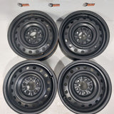 Roue en acier usagée Noir Inc06 / Dimensions : 16x6.5 / Boulons : 5x114.3mm