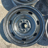 Roue en acier usagée Mazda Noir02 / Dimensions : 16x6.5 / Boulons : 5x114.3mm