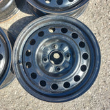 Roue en acier usagée Noir Inc04 / Dimensions : 15x6 / Boulons : 4x114.3mm