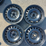 Roue en acier usagée Volkswagen Noir / Dimensions : 16x6.5 / Boulons : 5x112mm