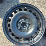 Roue en acier usagée Volkswagen Noir / Dimensions : 16x6.5 / Boulons : 5x112mm