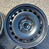 Roue en acier usagée Volkswagen Noir / Dimensions : 16x6.5 / Boulons : 5x112mm