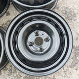 Roue en acier usagée Noir Inc07 / Dimensions : 14x5.5 / Boulons : 4x100mm