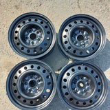 Roue en acier usagée Volkswagen Noir / Dimensions : 15x6 / Boulons : 5x112mm