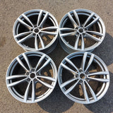 Roue en aluminium usagée BMW Face machinée / Dimensions : 19x8.5 / Boulons : 5x112mm