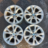 Roue en aluminium usagée BMW Silver 02 / Dimensions : 17x8 / Boulons : 5x120mm