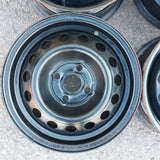 Roue en acier usagée DTD X41449 / Dimensions : 14x5.5 / Boulons : 4x100mm