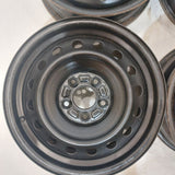 Roue en acier usagée Noir Inc17 / Dimensions : 16x6.5 / Boulons : 5x114.3mm