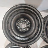 Roue en acier usagée Noir Inc04 / Dimensions : 16x6.5 / Boulons : 5x115mm