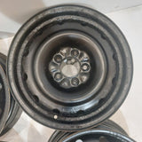 Roue en acier usagée Noir Inc04 / Dimensions : 16x6.5 / Boulons : 5x115mm