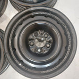 Roue en acier usagée Noir Inc04 / Dimensions : 16x6.5 / Boulons : 5x115mm