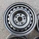 Roue en acier usagée Noir Inc05 / Dimensions : 16x6.5 / Boulons : 5x127mm