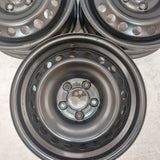 Roue en acier usagée Nissan Noir 03 / Dimensions : 16x6.5 / Boulons : 5x114.3mm