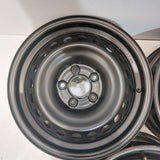 Roue en acier usagée Nissan Noir 03 / Dimensions : 16x6.5 / Boulons : 5x114.3mm